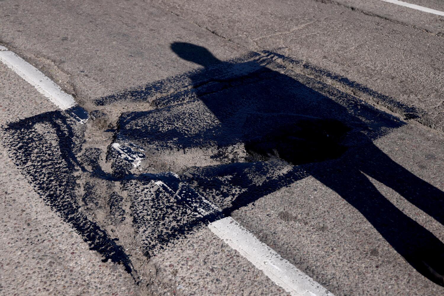 Commentary: Fix the potholes or fight the power? That's the choice facing California's next governor